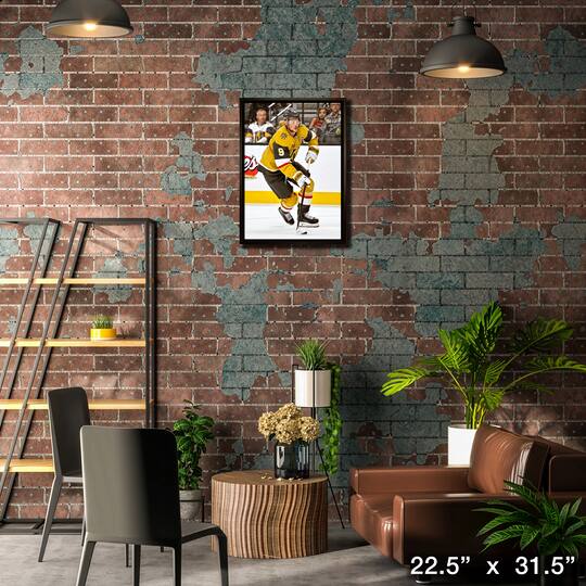Jack Eichel 20" x 29" Framed Canvas Vegas Golden Knights 22.5" x 31.5"